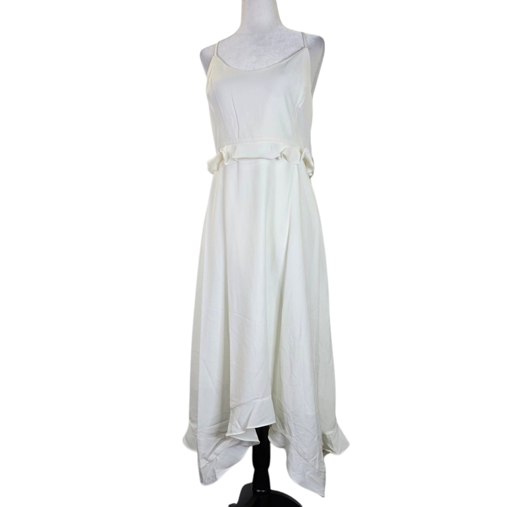 H by Halston Heritage Asymmetrical midi dress